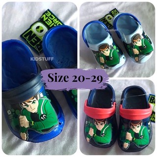 Ben10 รองเท้าแตะเด็ก ลิขสิทธิ์ @Disney 💯% รองเท้ารัดส้นเด็ก หัวโตเบนเทน benten