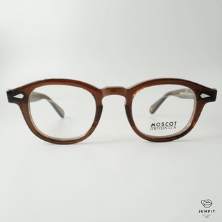 Moscot Lemtosh (สีน้ำตาล) มอสคอส รุ่น เลมโทส แว่นตาวินเทจ กรอบแว่นสายตา ส่งฟรีมีประกัน ดัดงอได้ บานพับ 7 ชั้น