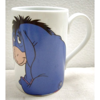 Pladao Ceramic แก้วกาแฟ มัค Eeyore Sitting Disneyland Resort พื้นขาว oz.