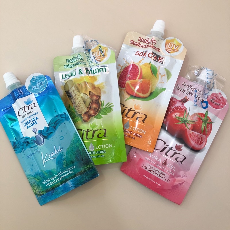 ครีมขนาดทดลอง ครีมซอง ทาผิว citra ขนาด 30ml *สินค้าใหม่