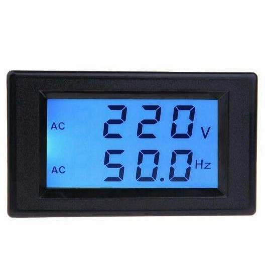 โวลต์มิเตอร์ AC 80-300V 45-65HZ เครื่องวัดความถี่ Volt HZ รุ่น D69