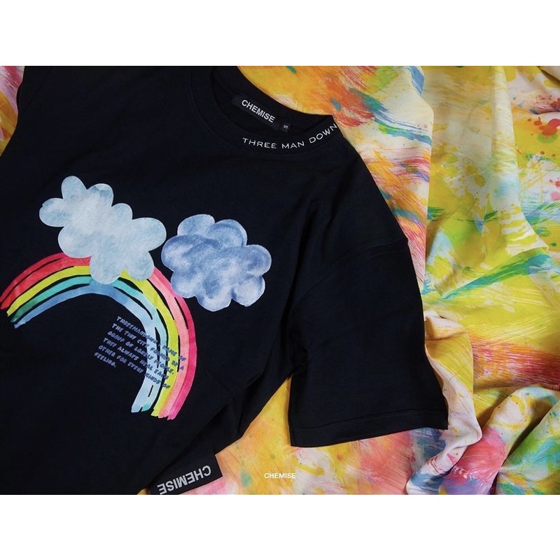 “Rainbow city - M” Chemise Threemandown