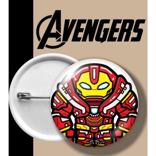 เข็มกลัด การ์ตูน อเวนเจอร์ส อินฟินิตี้วอร์ส BADGE AVENGERS INFINITY WARS AVENGER 3 HULK BUSTER ฮัลค์ บัสเตอร์