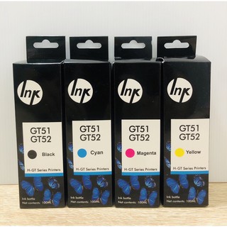 หมึกเติม HP GT51 GT52 BK C M Y (หมึกพรีเมี่ยม ink)