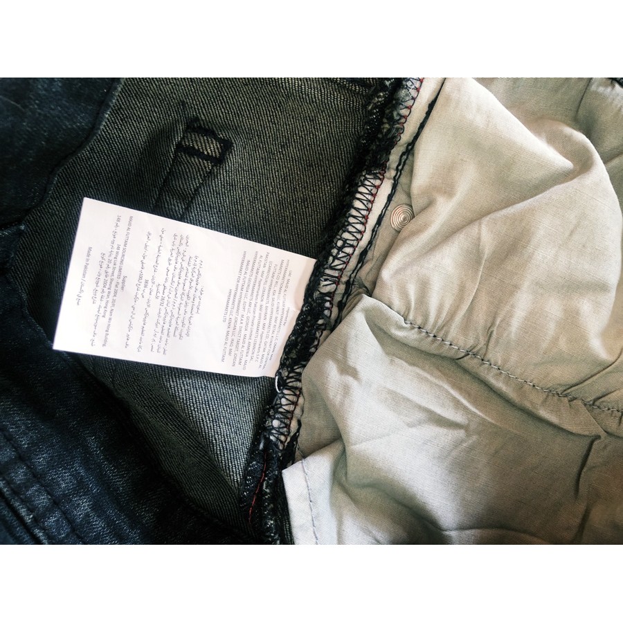 กางเกงยีนส์ชาย Denim Premium ขากระบอก สียีนส์/สีดำ ราคา ถูกที่สุด ดีลบีเคเค แกลเลอรีภาพที่ 3
