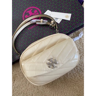 Tory Burch Kira Chevron Textured Belt Bag Cream