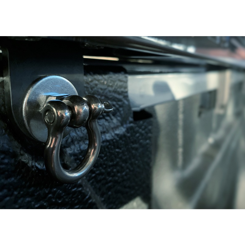 หูยึดกระบะลายเนอร์ สแตนเลสเกรด 304 ตรงรุ่น isuzu dmax Vcross 2017-2025