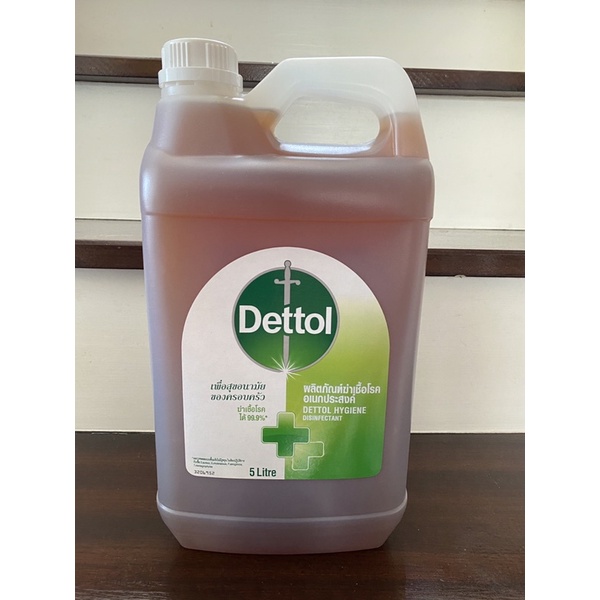 Dettol เดทตอล น้ำยาทำความสะอาด น้ำยาฆ่าเชื้อโรค 5 ลิตร