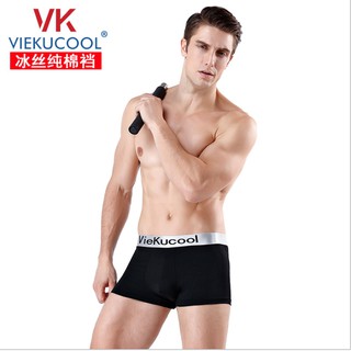 🔥ลดราคา🔥 Boxer กางเกงในชาย บ๊อกเซอร์ แบรนด์ VieKucool แท้ 100 % ผ้ายืด สแปนเด็กซ์ นุ่ม ยืดหยุ่นสูง แห้งง่าย ไม่อับชื้น