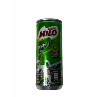 Milo Original ไมโล ออริจินัล รุ่นกระป๋อง 240ml สินค้านำเข้าจากมาเลเซีย 1 กระป๋อง/บรรจุ 240ml ราคาพิเศษ สินค้าพร้อมส่ง