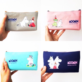 กระเป๋าดินสอ Moomin ทรงสี่เหลี่ยมคางหมู