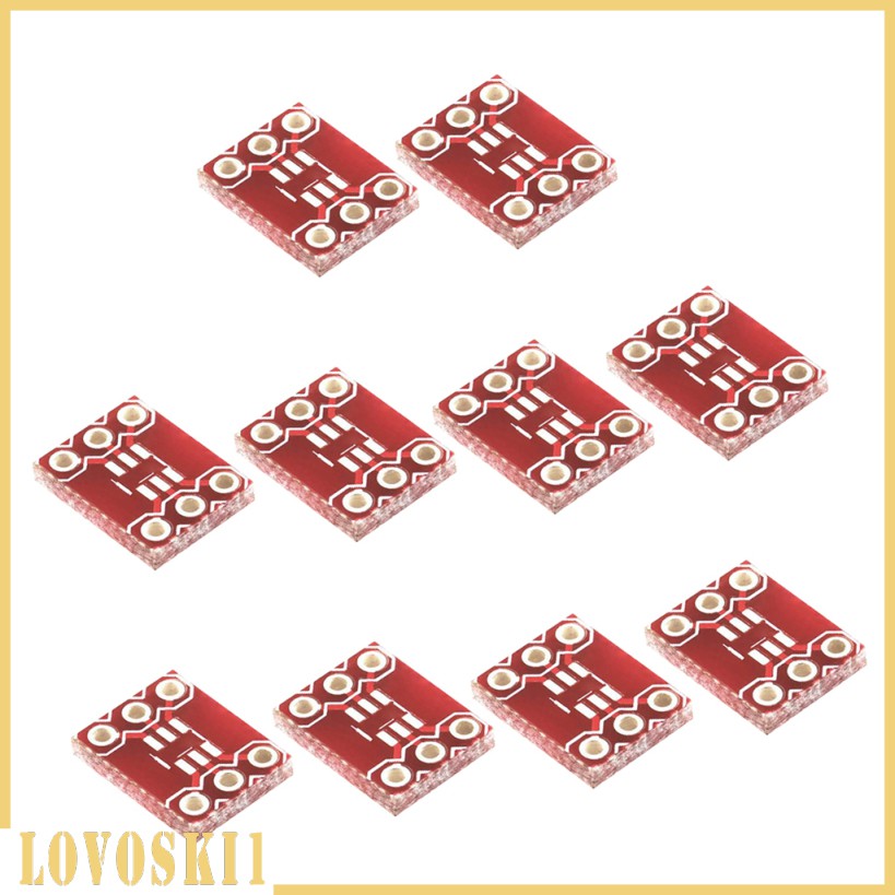 [LOVOSKI1] ชุดบอร์ดอะแดปเตอร์แปลง PCB SOT23 เป็น PCB 6 pin DIY 10 ชิ้น