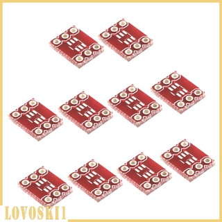 ( Lovoski 1 ) ชุด 6 Pin Sot 23 To Dip อะแดปเตอร์ Pcb Smd ตัวแปลงบอร์ด Diy 10 ชิ้น