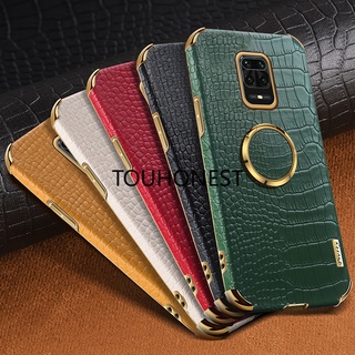 เคส Xiaomi Mi 9T Pro เคส Xiaomi Mi 10 Pro เคส Xiaomi Mi 10T Pro เคส Xiaomi Mi 11 Pro Case Xiaomi Mi 11X Pro Lite 10 Ultra 10S 11i Crocodile Pattern Leather Ring Phone Case โทรศัพท์มือถือ ลายหนังจระเข้ พร้อมแหวนนิ้ว สําหรับ