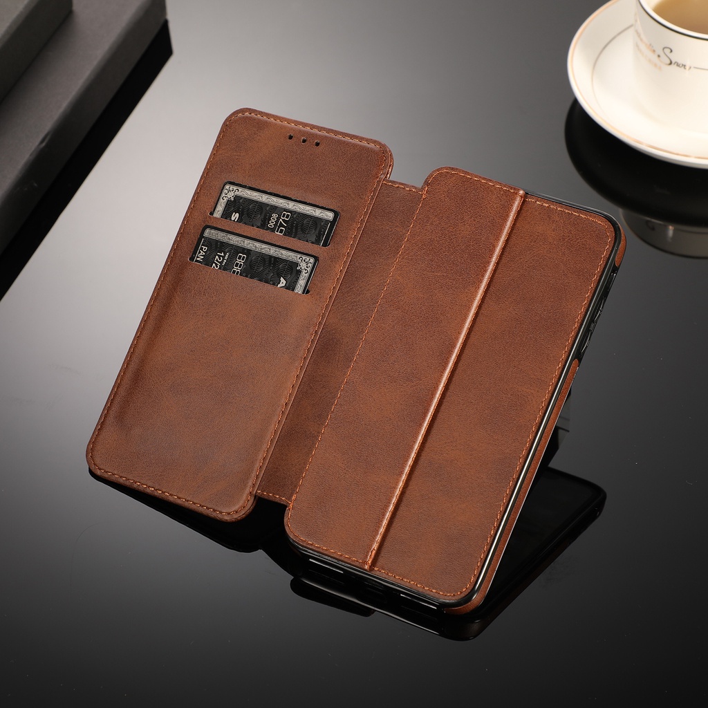 Case IP. 7/8/SE2, 7Plus, 8Plus เคสฝาปิดหน้า เรียบหรู ใส่บัตรได้ ราคา ถูกที่สุด ดีลบีเคเค แกลเลอรีภาพที่ 6