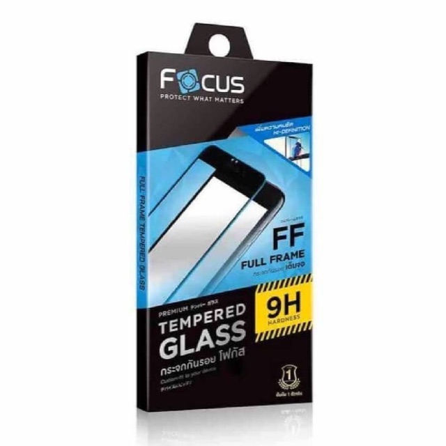 Focus ฟิล์มกระจกนิรภัยแบบเต็มจอ FULL FRAME TEMPERED GLASS Samsung S10lite Note10lite samsung A51 A71