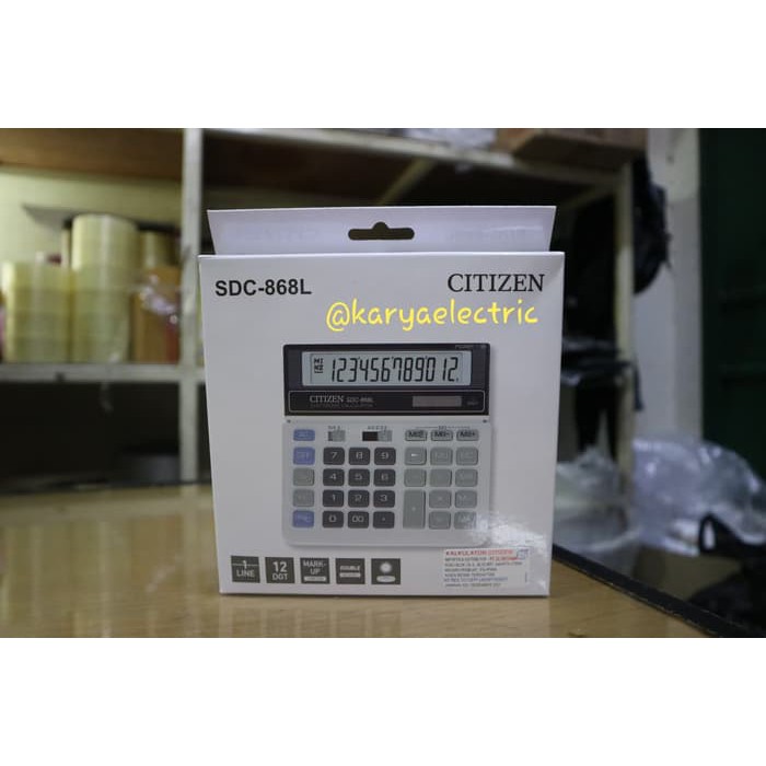 เครื่องคิดเลข / เครื่องคิดเลข CITIZEN SDC-868L ของแท้ผลิตในฟิลิปปิน