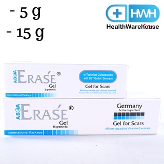 Erase Gel 5 g / 15 g เจลลดรอยแผลเป็น รอยสิว รอยดำ ABCA