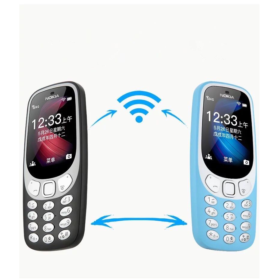 ส่งของกรุงเทพโทรศัพท์มือถือ รุ่นใหม่ แท้ 4G แบบปุ่มกด รุ่น NK3310 ราคาถูก จอ 2.4นิ้ว ใหญ่กว่าเดิม โทรศัพท์