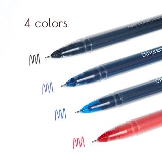 &lt;Ready Stock!&gt;ปากกาเจล 0.5 มม. สีดํา, แดง, น้ําเงินเข้ม, คริสตัลสีฟ้า 4 สี