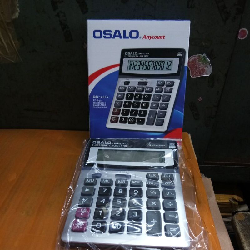 เครื่องคิดเลข OS 1200v หน้าจอ12 หลัก