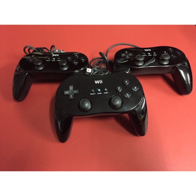 Wii Classic Controller Pro สีดำ