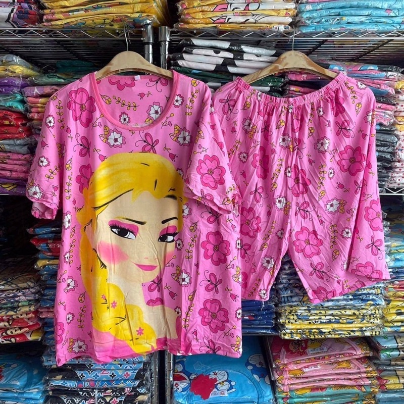 ชุดนอนไซส์ใหญ่ลายเอลซ่า3XL6XL