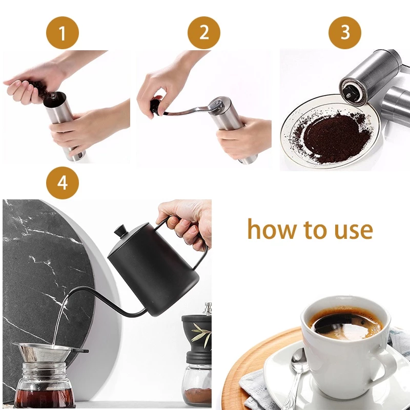 ชุดดริปกาแฟ อุปกรณ์ชงกาแฟสด coffee Set สกัดความหอมละมุน มือใหม่ทำได้ง่ายๆ Deebillion thumbnail 9