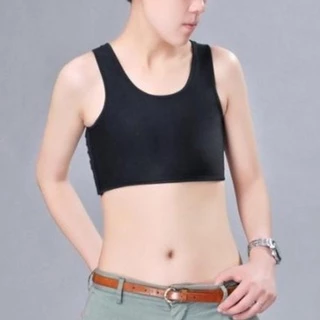 Bestcorse XS 5XL ชุดชั้นใน เสื้อกล้ามสั้น ระบายอากาศ พร้อม สีดํา สําหรับผู้ชาย และหญิง พลัสไซซ์ สายรัดหน้าอก พร้อมตะขอ บราผู้หญิง กิ๊กบ็อบ ผู้หญิง ทรานซิสเตอร์ ซัพพอร์ตดึงเหนือเพศ ทรานซิสเตอร์ สําหรับเลสเบี้ยน พร้อม สเตย์รัดหน้าอก การกดหน้าอก