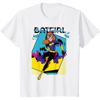 ผ้าฝ้ายคอกลมเสื้อยืด พิมพ์ลายซุปเปอร์ฮีโร่ Dc Batgirl สําหรับผู้ชาย และผู้หญิงfrom S-4XL