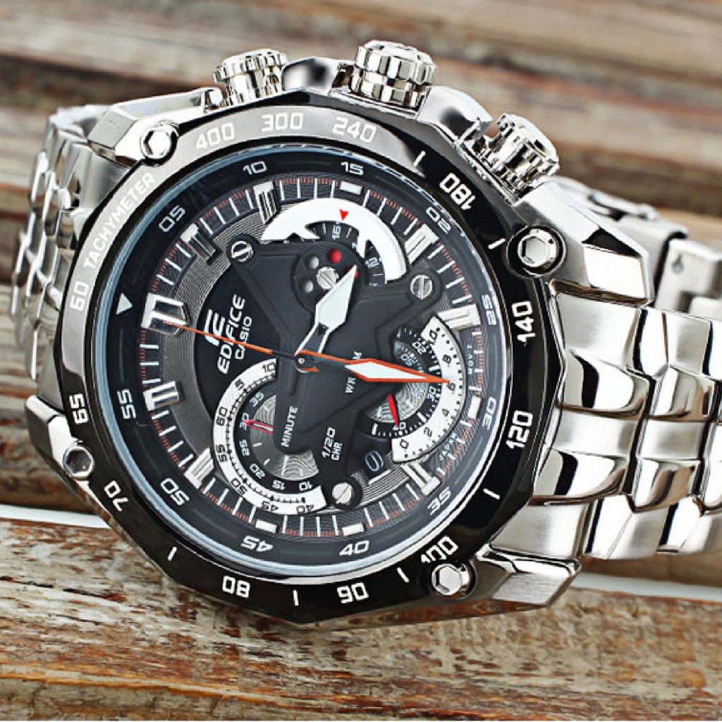 นาฬิกาข้อมือผู้ชาย Ediifice รุ่น EF-550D-1A มาใหม่ มีประกัน1ปี พร้อมส่ง