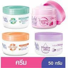 Babimild เบบี้มายด์ เบบี้ครีม ครีมบำรุงผิวสูตรอ่อนโยน 50 กรัม เลือกสูตร