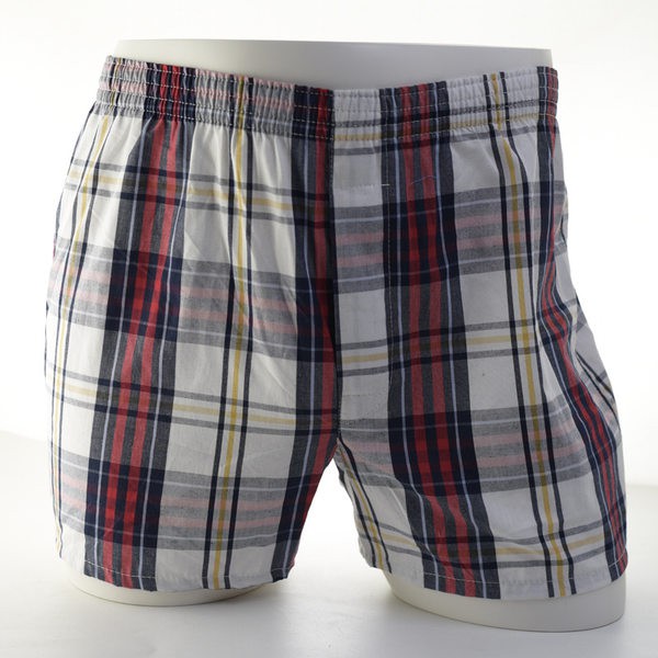 บ๊อกเซอร์ Boxer สีและแบบตามภาพเลย รับประกันคุณภาพดี ยืดได้ ใส่สบาย (ลายแดง)