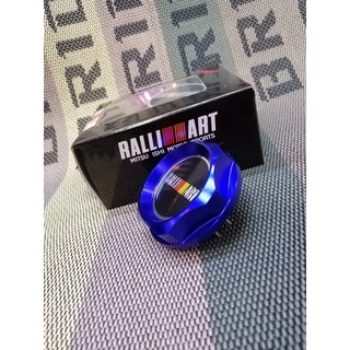 ฝาน้ำมันเครื่อง RALLIART แบบเขี้ยว สีน้ำเงิน