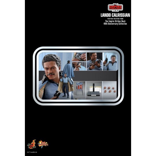 HOT TOYS MMS588 STAR WARS : THE EMPIRE STRIKES BACK™ - LANDO CALRISSIAN™ (THE EMPIRE STRIKES BACK 40