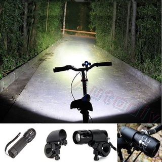 ไฟฉาย Led ติดด้านหน้ารถจักรยาน MTB พร้อมตัวยึด