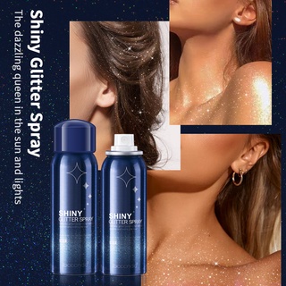 (6แถม1) สเปรย์กลิตเตอร์ glitter spray ฉีดผม ฉีดตัว ฉีดเสื้อผ้า