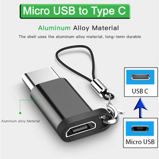 Micro USB to Type C Adapter USB Type-C Support OTG For Smart Phone