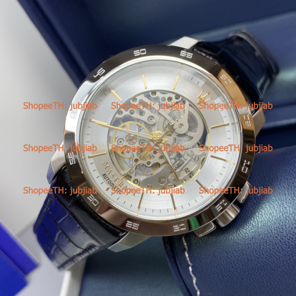[Pre] R8821119002 R8821119003 R8821119004 45mm Ingegno Automatic Mens Watch Maserati นาฬิกาผู้ชาย