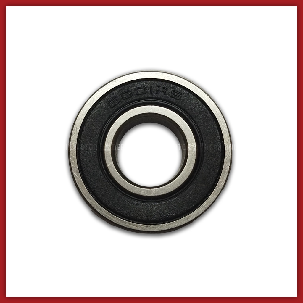 Bearing Laher 6001 2RS (หมวกยาง) SS - Laker Klker ball Ring เส้นผ่านศูนย์กลางภายใน 12 มม. เส้นผ่านศู