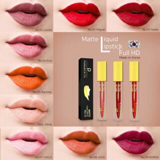 Lip matte full HD mad in korea ลิป แมท ติดทนนาน จูบไม่หลุด pananchita  ปนันชิตา