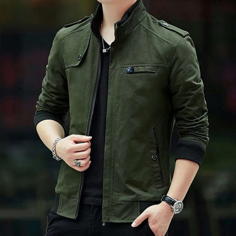 WEN WEN Jacket / เสื้อผ้าผู้ชาย / เสื้อแจ็คเก็ตและเสื้อโค้ท / แจ็คเก็ตยีนส์