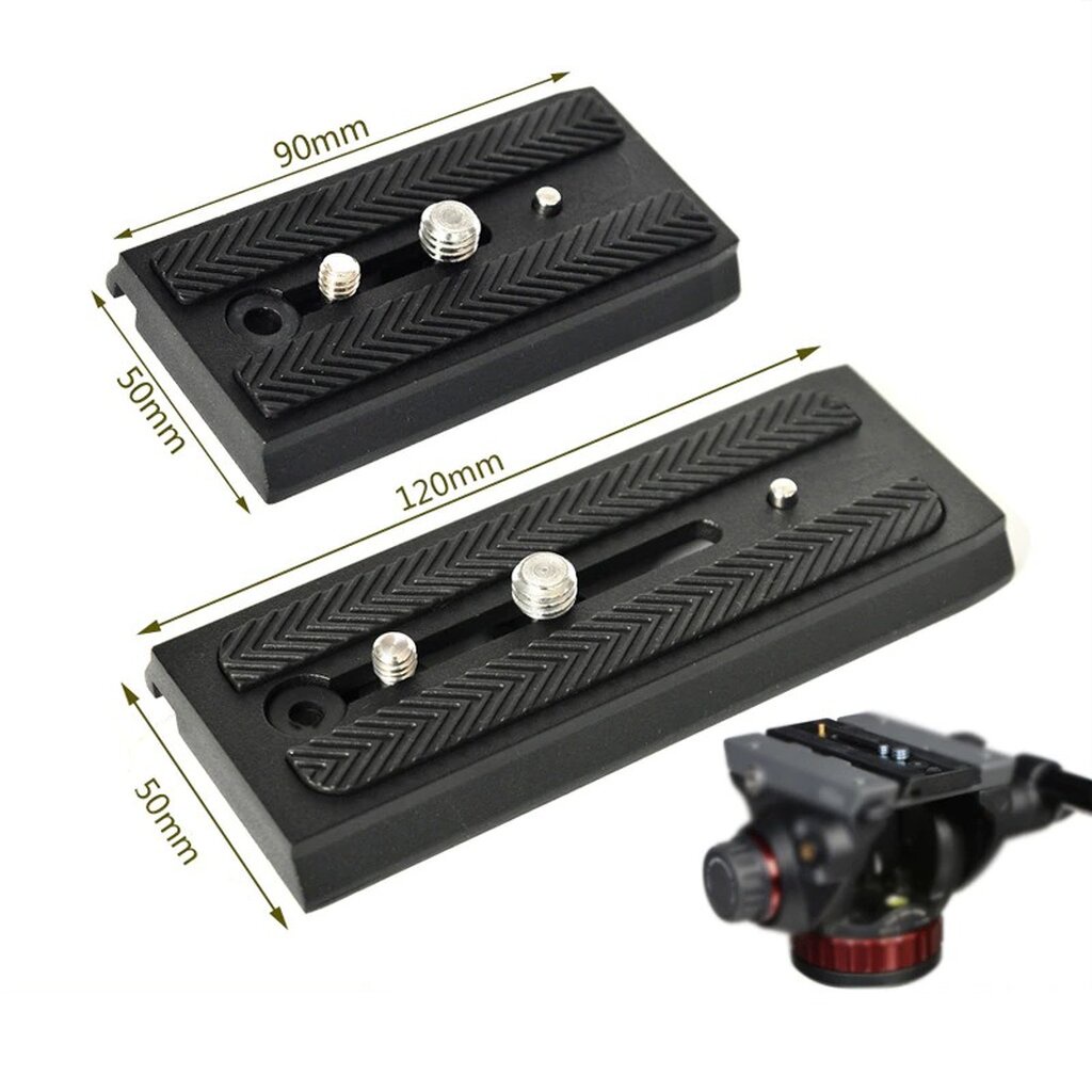 เพลท Plate 501PL แบบสั้น/แบบยาว ใช้สำหรับขาตั้ง P200 Benro S4 Manfrotto 501 503 701HDV MH055M0-Q5