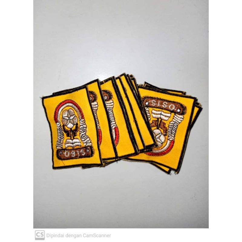 โลโก้โรงเรียน EMBROIDERY / โลโก้ OSIS / โลโก้ OSIS สีเหลือง / โลโก้ OSIS ที่หน้าอก