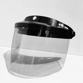 (มี 2 สีให้เลือก) ชิลด์หมวกกันน็อค แบบกระดุม สีใส และ สีฟิล์…