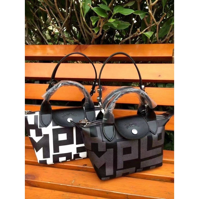 Longchamp Le Pliage LGP Mini Tote Handbags หนังแกะแท้สินค้าแบรนด์แท้💯💯👜
