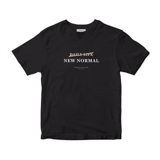 TWENTYSECOND THE NEXT NORMAL - DAILY LIFE TEE - BLACK