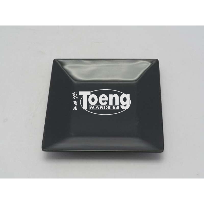 6 นิ้ว BLACK SRITHAI VANDA MELAMINE SQUARE PLATE