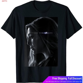 SKTT1 Marvelเสื้อยืดยอดนิยม Marvel Avengers: Endgame Scarlet Witch Poster T-Shirt Marvel Short sleeve T-shirts