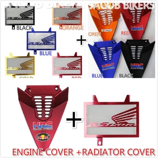 Combo ฝาครอบเครื่องยนต์ และหม้อน้ํา สําหรับ HONDA RS150 RS150R RS150 v1 v2 Winner Supra GTR